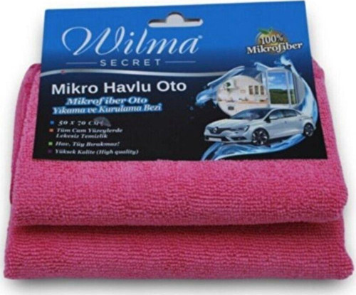 Mikrofiber Büyük Boy Pembe Kurulama Bezi