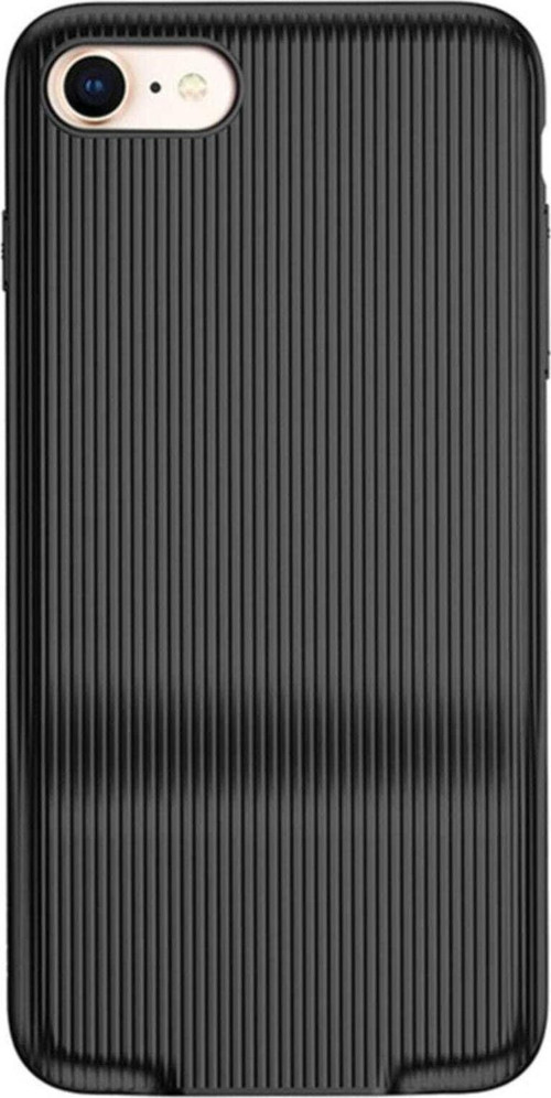 Apple Iphone 7 Plus / Iphone 8 Plus Siyah Şarj Ve Kulaklık Girişli Audio Case Kılıf