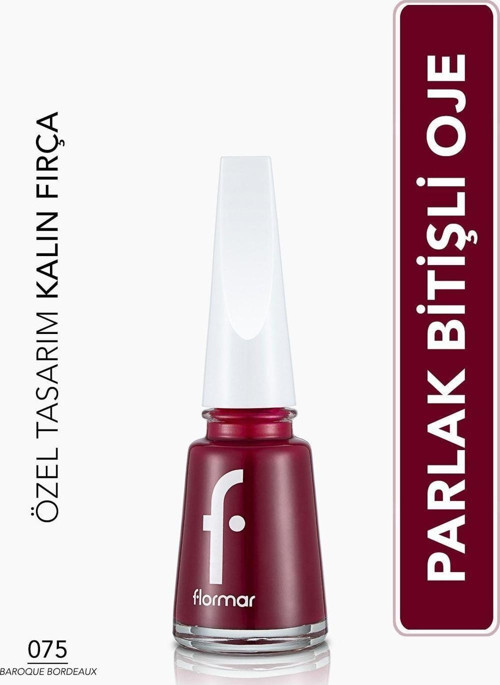 Parlak Oje (BORDO) - Nail Enamel - 075 Baroque Bordeaux - 8682536035736