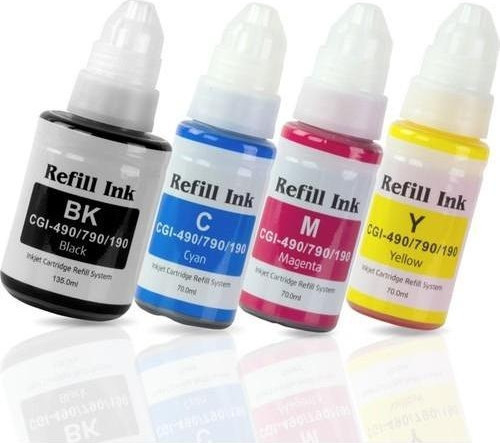 Premium® Canon G4400 Tanklı Yazıcı Uyumlu 4 Renk Mürekkep Seti