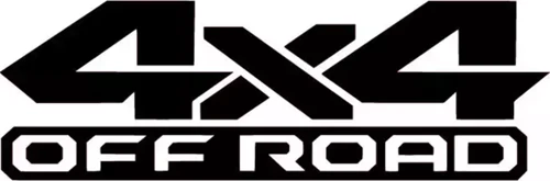 4 x 4 Off Road Sticker (Oto-Motor-Laptop-Duvar-Dekor) 10 x 4 cm