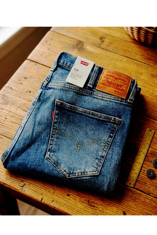 512™ Slim Taper likralı esnek Jean -daRK-BLUE-