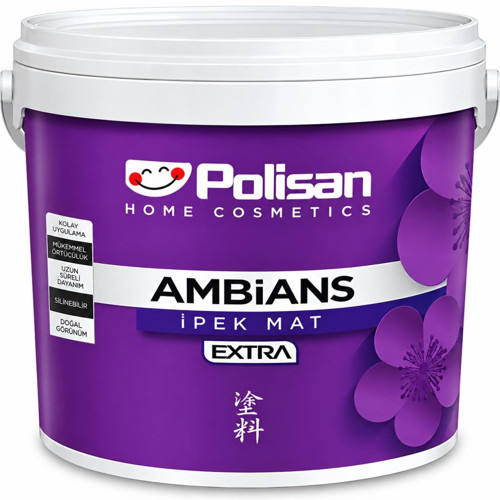 Ambians Extra Silikonlu İpek Mat İç Cephe Boyası 2.5 Lt Ultra Bej