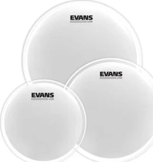 Etp-uv2-r Deri Seti 10+12+16 Uv2 Tom Kumlu Beyaz Rock Kit