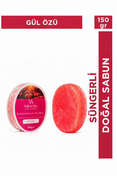 Gül Süngerli Sabun 130 Gr