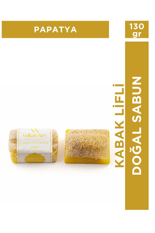 Papatya Yağlı Kabak Lifli Doğal Sabun 130 gr