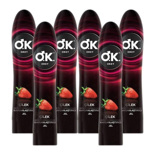Kayganlaştırıcı Jel Çilek 100ml x6