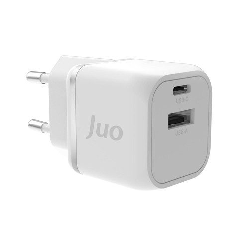 20W GaN USB-C + USB-A Şarj Aleti iPhone & iPad & Android Uyumlu PD QC4.0 Type-C Hızlı Şarj Cihazı Beyaz