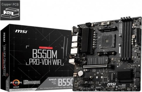 B550M PRO-VDH AMD AM4 DDR4 Micro ATX Anakart