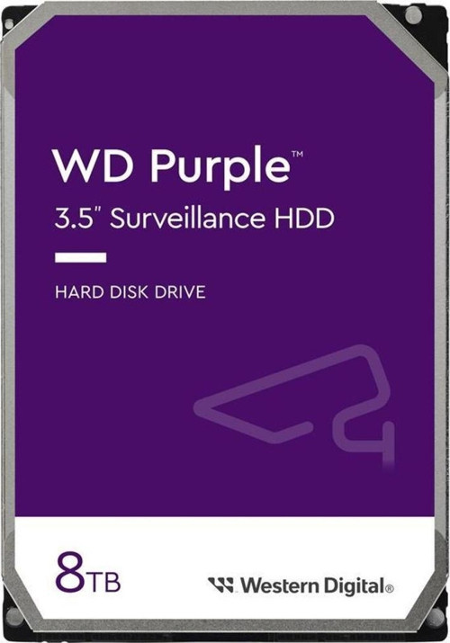 Wd 8 Tb Wd85Purz 3.5 Purple Sata3 5640Rpm 256Mb 7/24 Güvenlik Harddiski