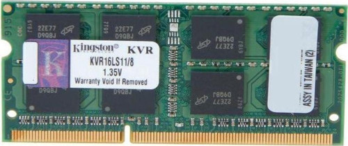 8GB DDR3 SoDIMM 1600 1.35V KVR16LS11/8WP