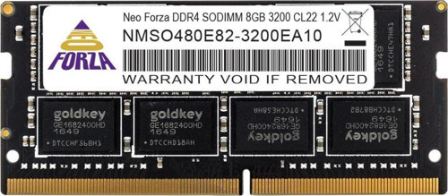 8 Gb Ddr4 3200Mhz Neoforza Cl22 Sodımm (Nmso480E82-3200Ea10)