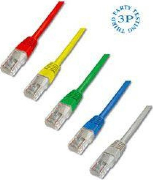 DK-1511-100 Digitus Patch Kablo, UTP, CAT. 5E, 10 metre, AWG 26/7, Gri Renk, 3P sertifikalı