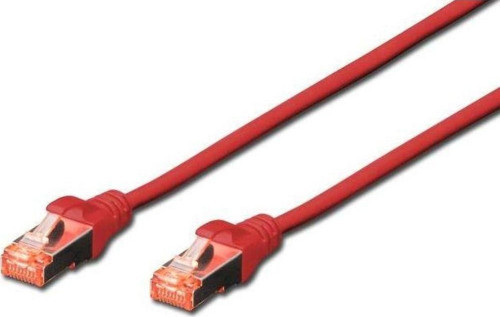 DK-1644-010/R Digitus Cat.6 Patch Kablo, S-FTP, Halogenfree, AWG 27/7, 1 metre, Kırmızı Renk