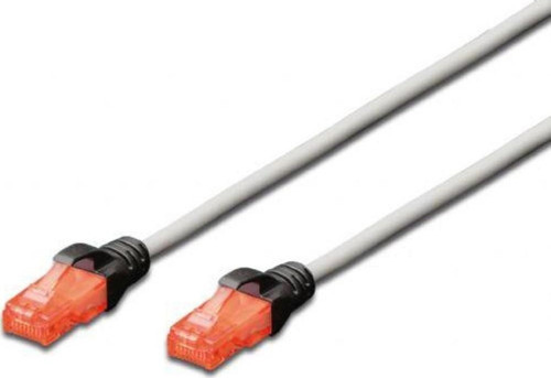 BC-U6020-CO Beek CAT6 U/UTP Cross Patch Kablosu, AWG 26, 2 metre, gri renk, koruma kılıfı siyah renk