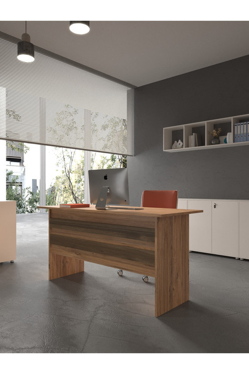 Karnaval Ofis Masası - OFİS-1-6-2-180X60 Beyaz - Ceviz