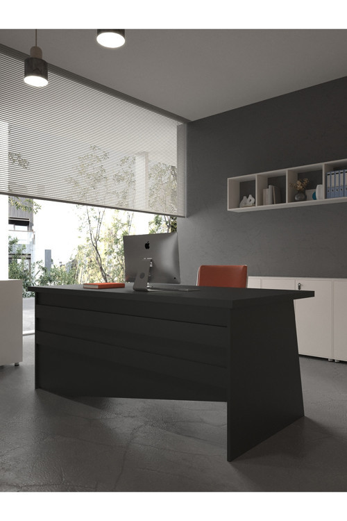 Karnaval Ofis Masası - OFİS-4-4-4-180X90 Beyaz - Antrasit