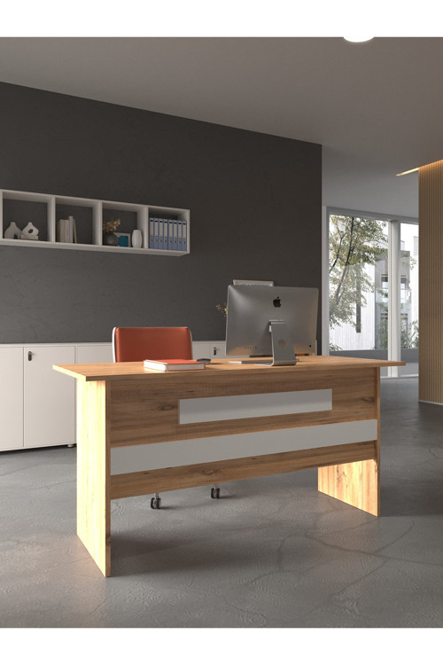 Karnaval Ofis Masası - OFİS-8-6-1-120X60 Beyaz - Beyaz