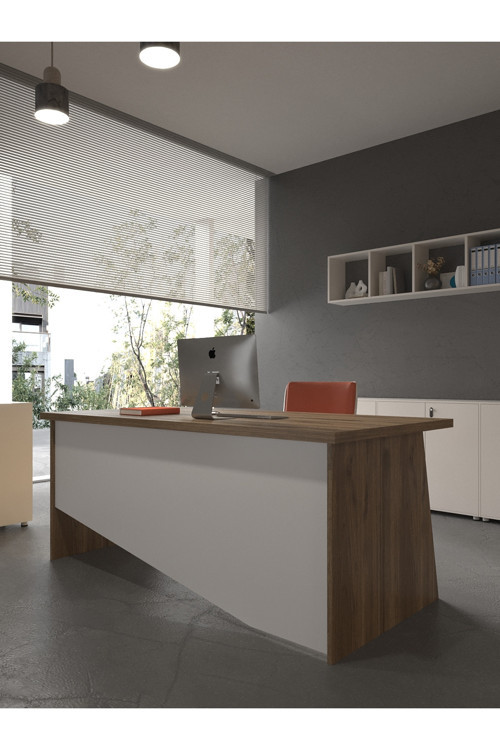 Karnaval Ofis Masası - OFİS-7-2-1-120X75 Beyaz - Beyaz