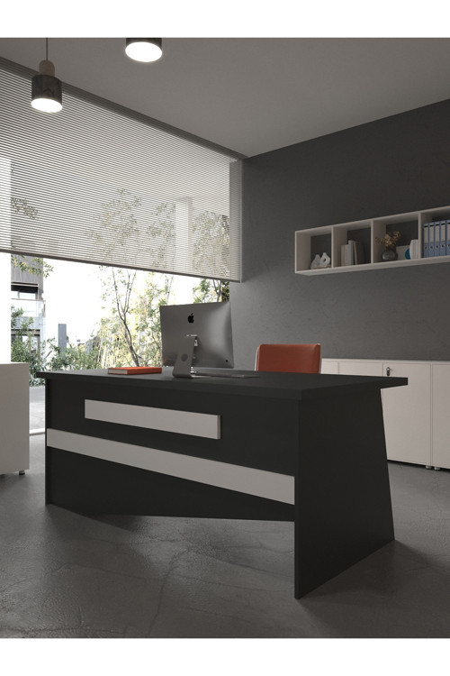 Karnaval Ofis Masası - OFİS-9-4-1-120X75 Beyaz - Beyaz