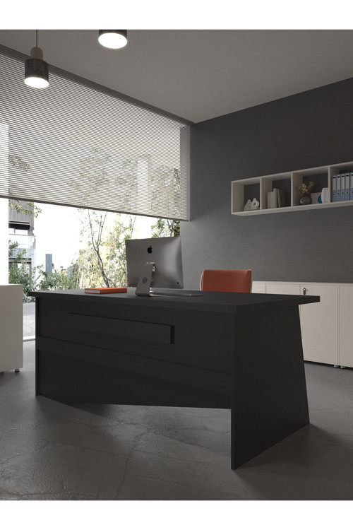 Karnaval Ofis Masası - OFİS-9-4-4-120X90 Beyaz - Antrasit