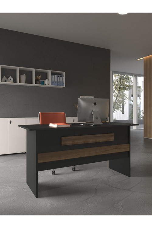Karnaval Ofis Masası - OFİS-8-4-2-120X90 Beyaz - Ceviz