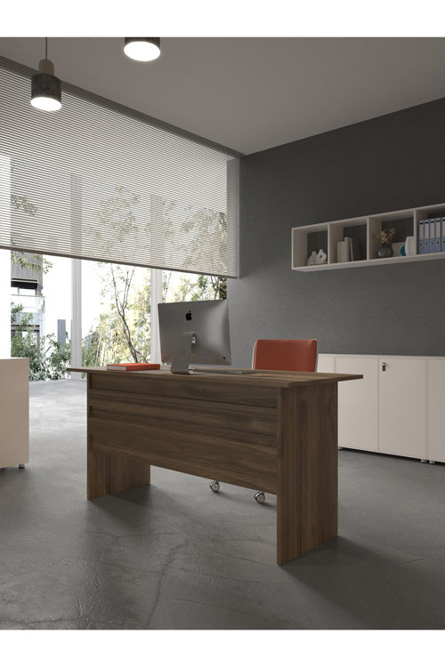 Karnaval Ofis Masası - OFİS-1-2-2-120X60 Beyaz - Ceviz