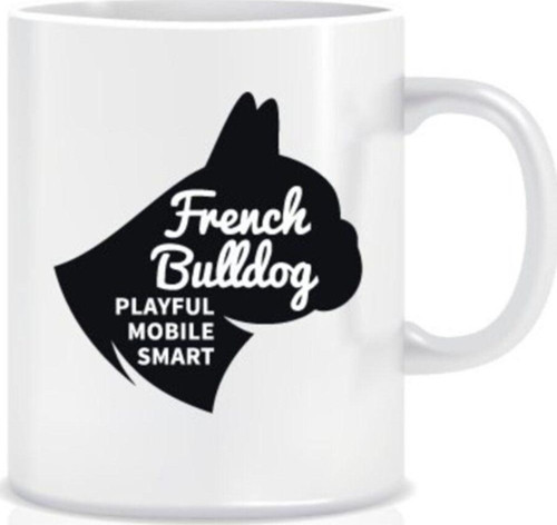 French Bulldog Silüet Tasarım Kupa