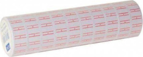 Motex Fiyat Etiketi Beyaz Çizgili 12 X 21 Mm