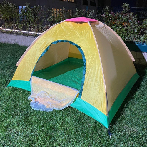 Kolay Kurulumlu Pratik Kamp Çadırı 4 Kişilik (200x200x135) (2818)