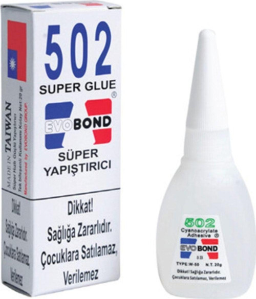 Evo Bond 502 Japon Yapıştırıcı 20 Gr