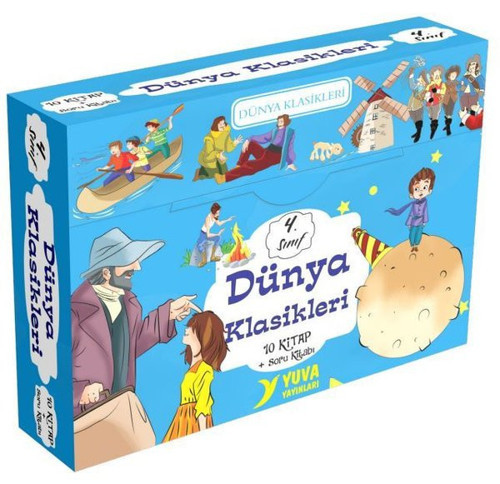 4. Sınıf Dünya Klasikleri Serisi Seti-10 Kitap Takım