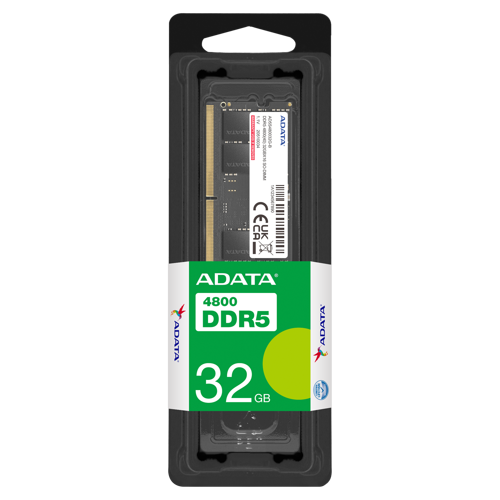 32GB DDR5 4800MHZ CL46 NOTEBOOK RAM VALUE AD5S480032G-B