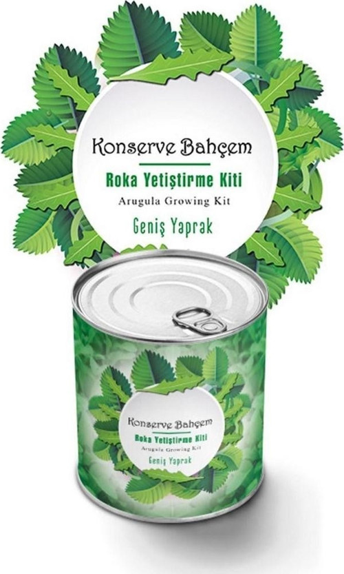 Evde Konservede İri Yapraklı Roka Yetiştirme Kiti (2818)