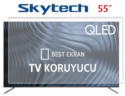 Q55ST1405 Tv Ekran Koruyucu - 55" inç 140 Ekran 4K Ultra Hd Whaleos Tv Koruyucu