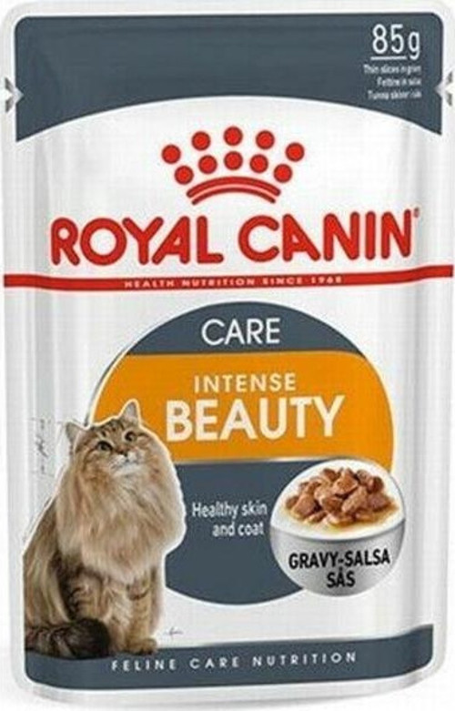 Intense Beauty Gravy Pouch Yetişkin Kedi Konservesi 12 Adet 85 Gr