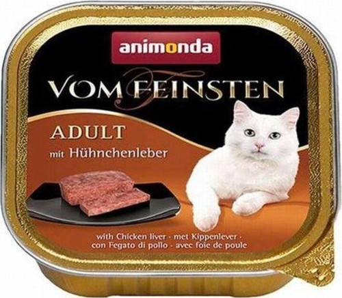 Vom Feinsten Tavuklu ve Ciğerli Yetişkin Kedi Konservesi 100 Gr