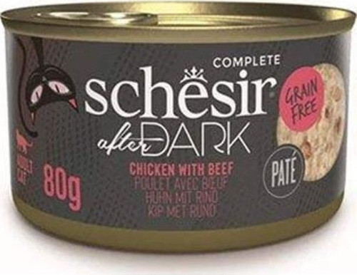 After Dark Pate Tavuk Etli ve Sığır Etli Tahılsız Yetişkin Kedi Konservesi 80 Gr