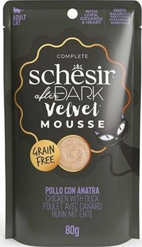 After Dark Pouch Tavuklu ve Ördek Etli Tahılsız Yetişkin Kedi Konservesi 80 Gr