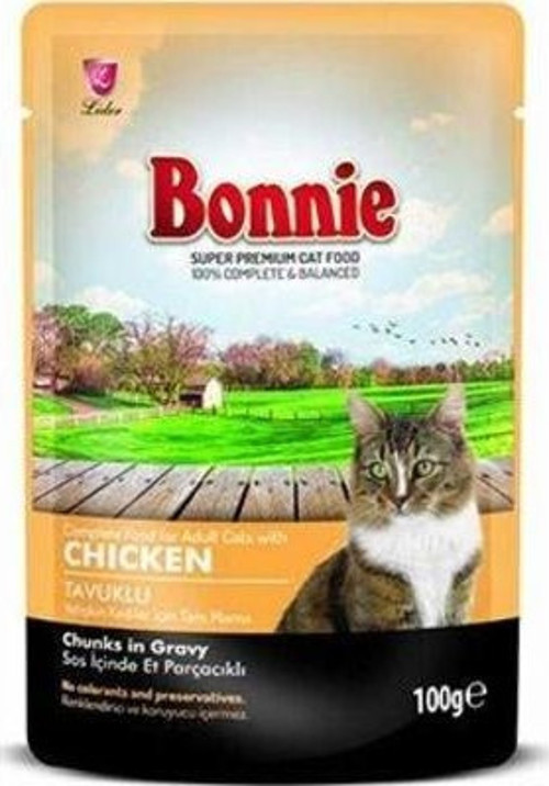Tavuklu Pouch Gravy Yetişkin Kedi Konserve Maması 100 Gr