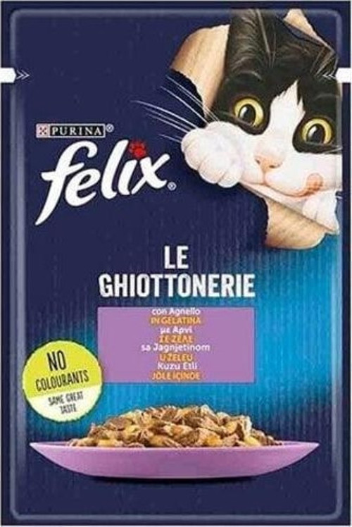 Pouch Kuzu Etli Yetişkin Kedi Konservesi 12 Adet 85 Gr