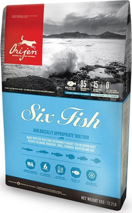 6 Fish 6 Balıklı Tahılsız Tüm Yaşam Evreleri İçin Köpek Maması 2 Kg
