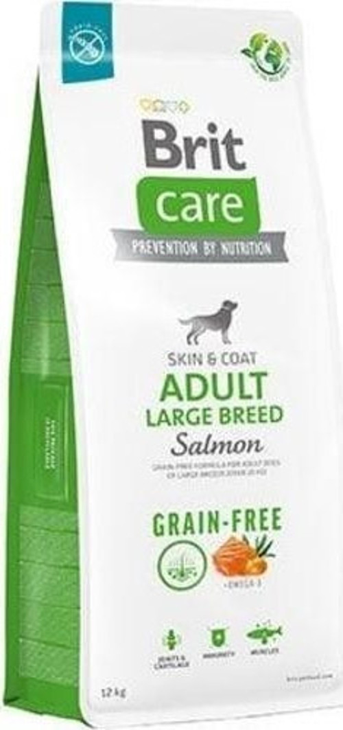 Skin Coat Adult Large Breed Somonlu Büyük Irk Tahılsız Yetişkin Köpek Maması 12 Kg