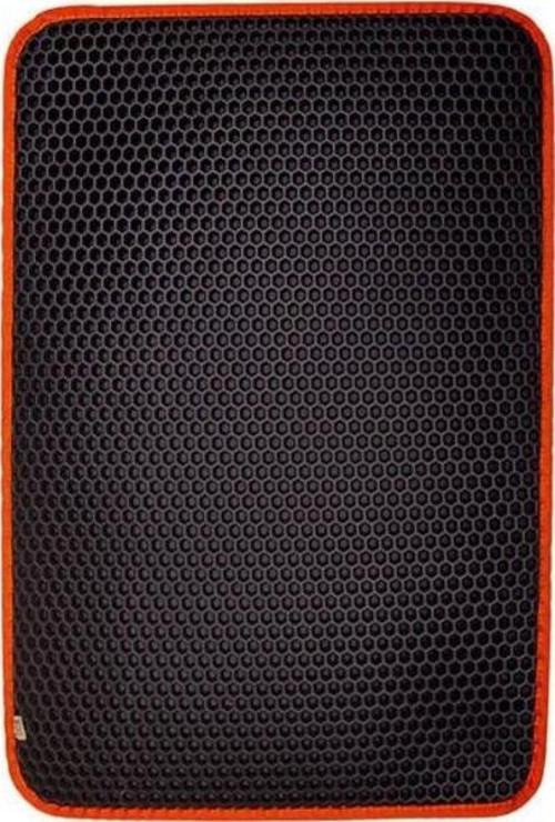 Cattie Altıgen Model Kum Toplayıcı Fonksiyonel Kedi Paspası Medium Turuncu 37x50 Cm