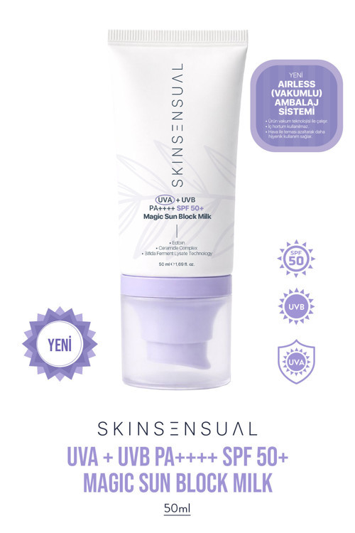 Magic Sun Block Milk SPF 50+ Yeni Nesil Filtreli Yüz Güneş Kremi 50 ml | UVA + UVB Geniş Spektrum