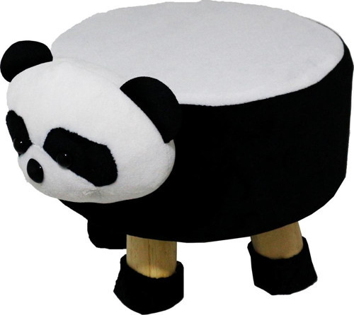T. Concept Hayvan ( Panda ) Figürlü Çocuk Pufu, Lastikli Kılıflı, Yıkanabilir