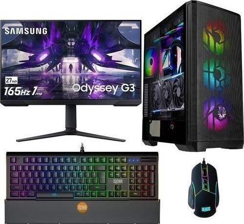 AGSX125 Ryzen 5 7600 32GB DDR5 1TB NVMe RTX 4060 Monitörlü Oyuncu Bilgisayarı