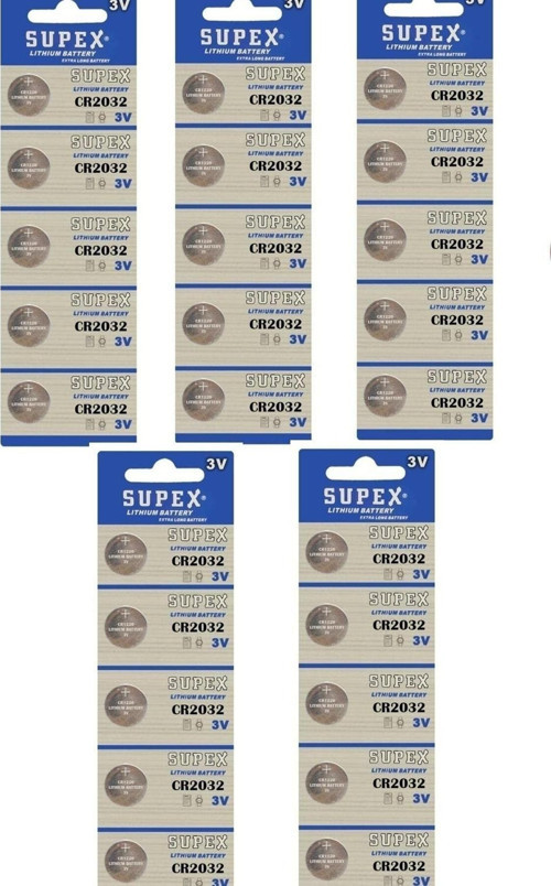 25 Adet 3 Volt Cr2032 Lityum Para Pil (dl2032 Bios-kepenk-kumanda Taerazi Düğme Lithum Pili)