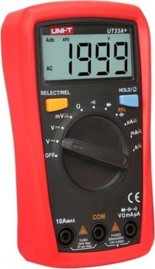 Unit Unı-t Ut 33a+ 600v Ut33+ Serisi Dijital Multimetre Ölçü Aleti Ut33a+ Ut-33a+