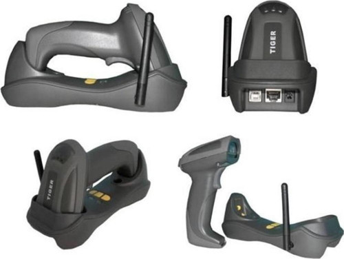 (TIGER) 1D Laser CS26 Wlan (Kablosuz) El Tipi Barkod Okuyucu Ayaklı 200metre mesafeye kadar